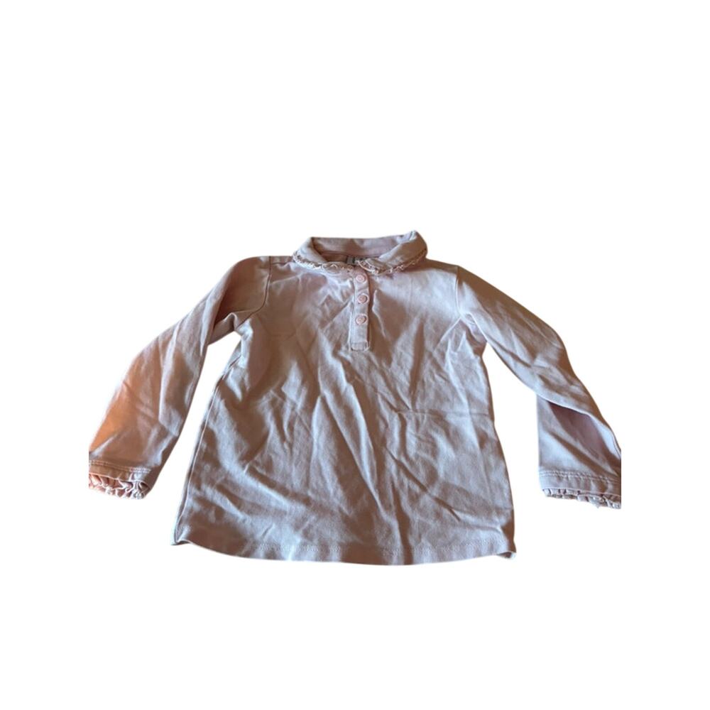fagottino Pink Long Sleeve Ruffle Collar Sleeve Size 24-30 Mths